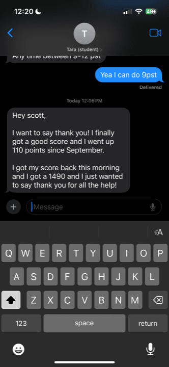 1500 Blueprint student testimonial