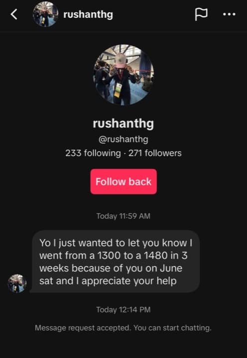 1500 Blueprint student testimonial