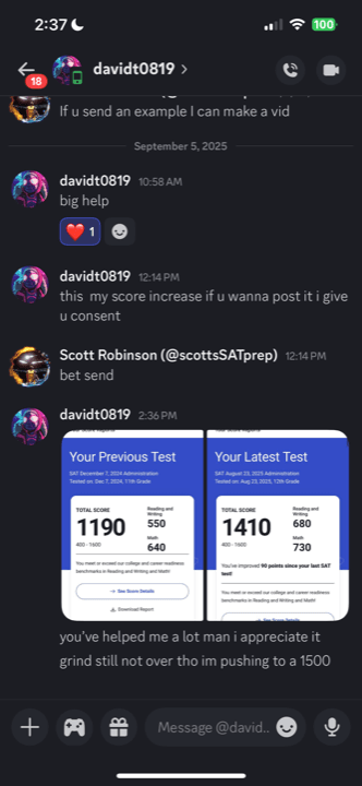 1500 Blueprint student testimonial